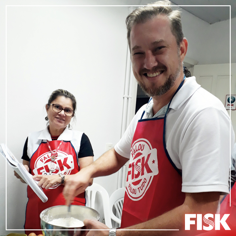 Fisk Joinville/SC - Cooking Class com os alunos do estágio Essentials 2